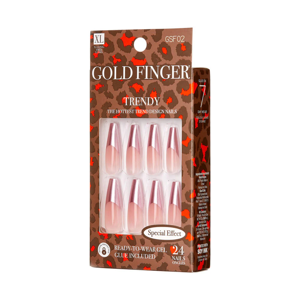 Gold Finger Special Effect Nails - Image 3