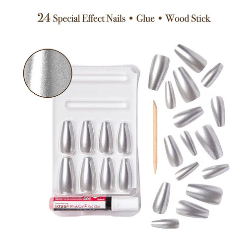 Gold Finger Special Effect Nails - Image 3