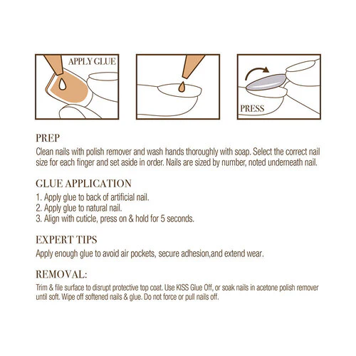Gold Finger Special Effect Nails - Image 4