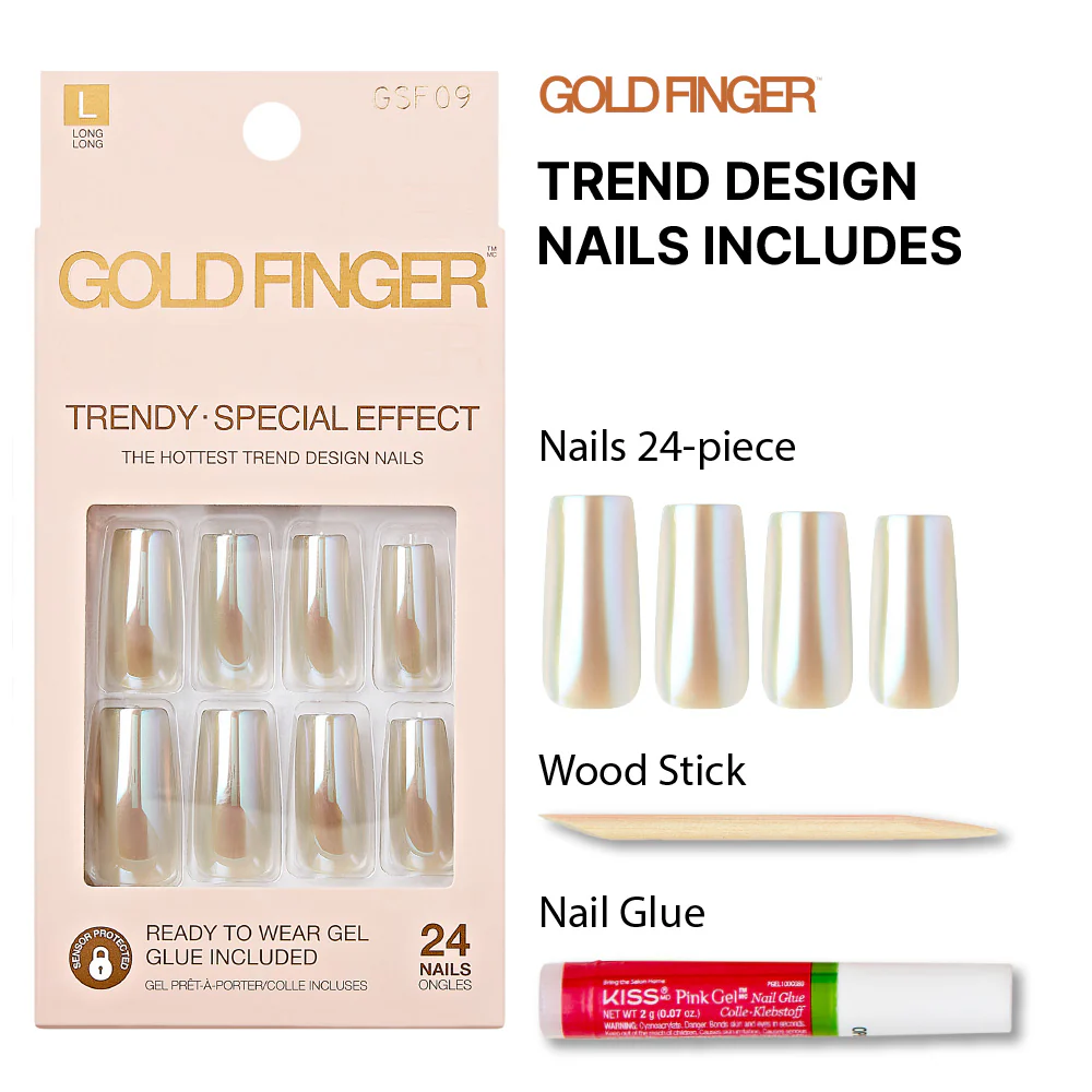 Gold Finger Special Effect Nails - At It Again - Image 4