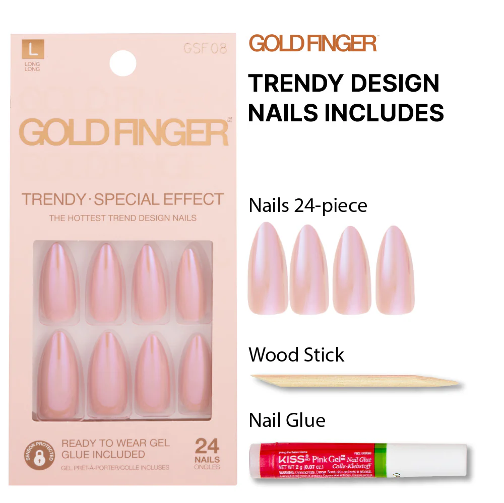 Gold Finger Special Effect Nails - Cure For Me - Image 4