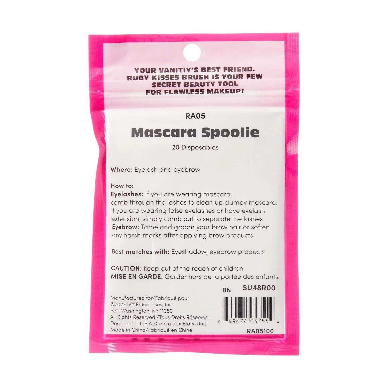 Ruby Kisses Spoolie Makeup Accessories - Image 3