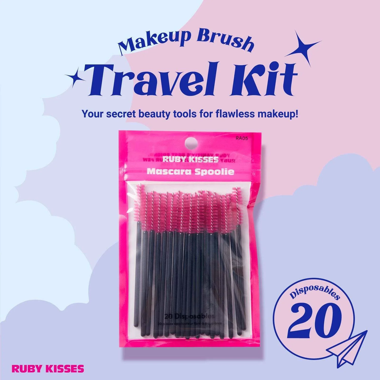 Ruby Kisses Spoolie Makeup Accessories - Image 4