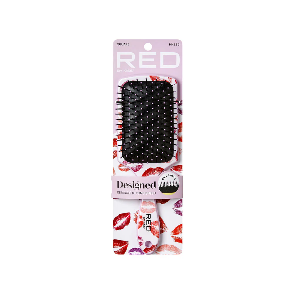 RED by KISS Square Paddle Designed Brush - Kisses - Image 6