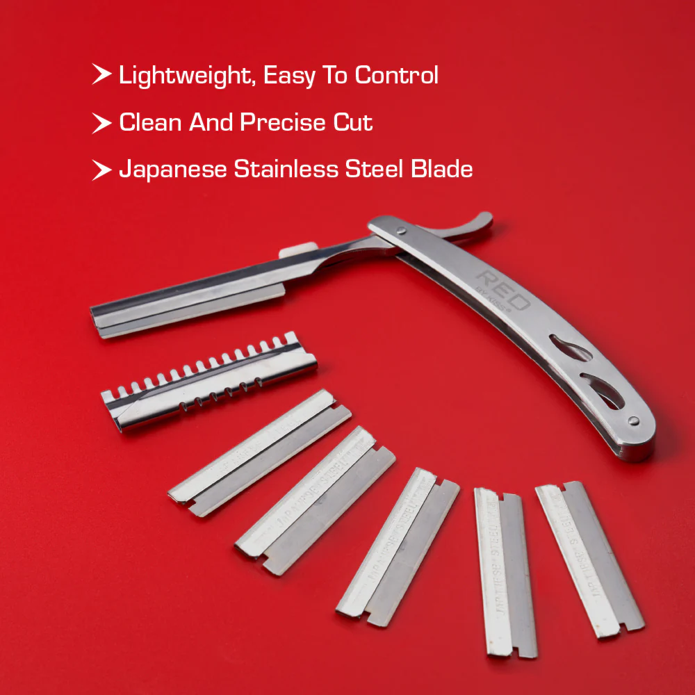 RED by KISS Stainless Steel Hair Shaper with 5pcs Blades - Image 2