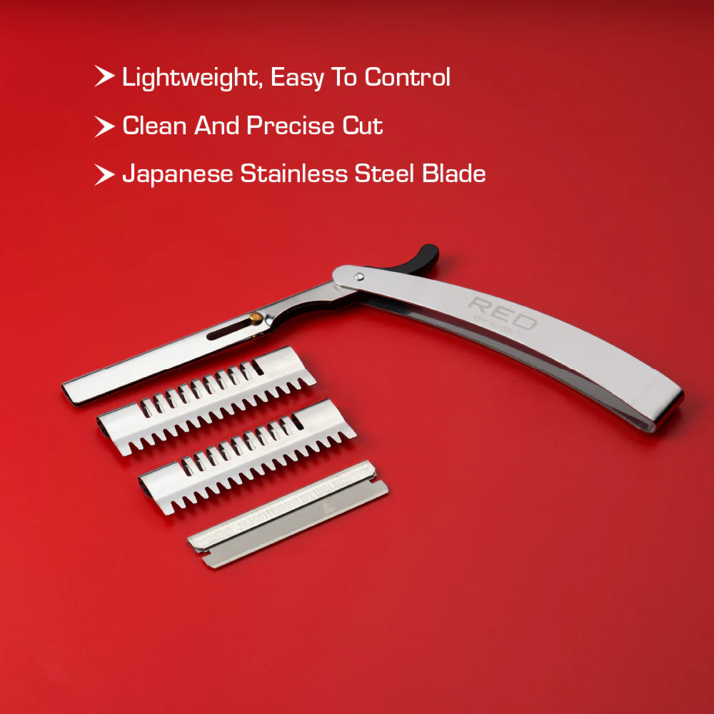 RED by KISS Stainless Steel Hair Shaper with Guides - Image 2