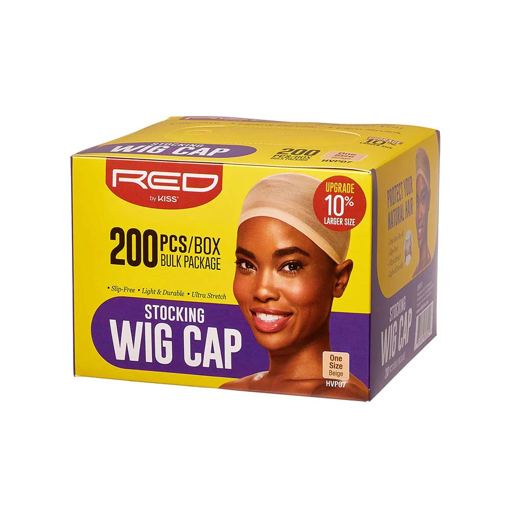 RED by KISS Stocking Wig Cap Set (200pcs) Bulk Box Secures your hair, long lasting, stays in place, lightweight and breathable - Image 5