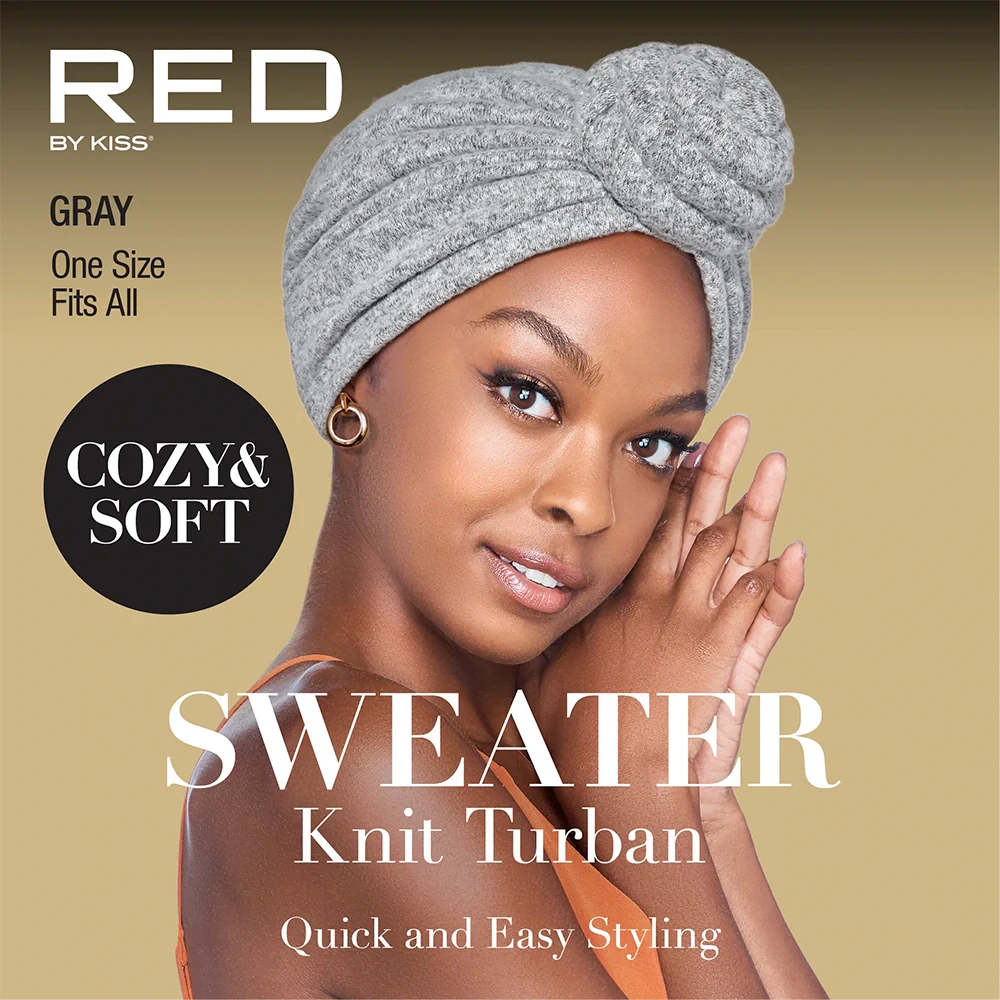RED by KISS Stretchy Sweater Knit Hair Turban - Image 15