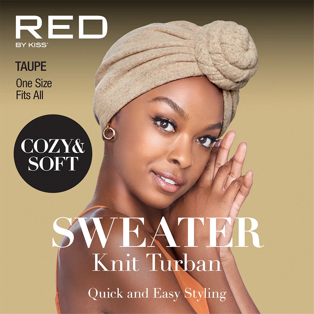 RED by KISS Stretchy Sweater Knit Hair Turban - Image 16