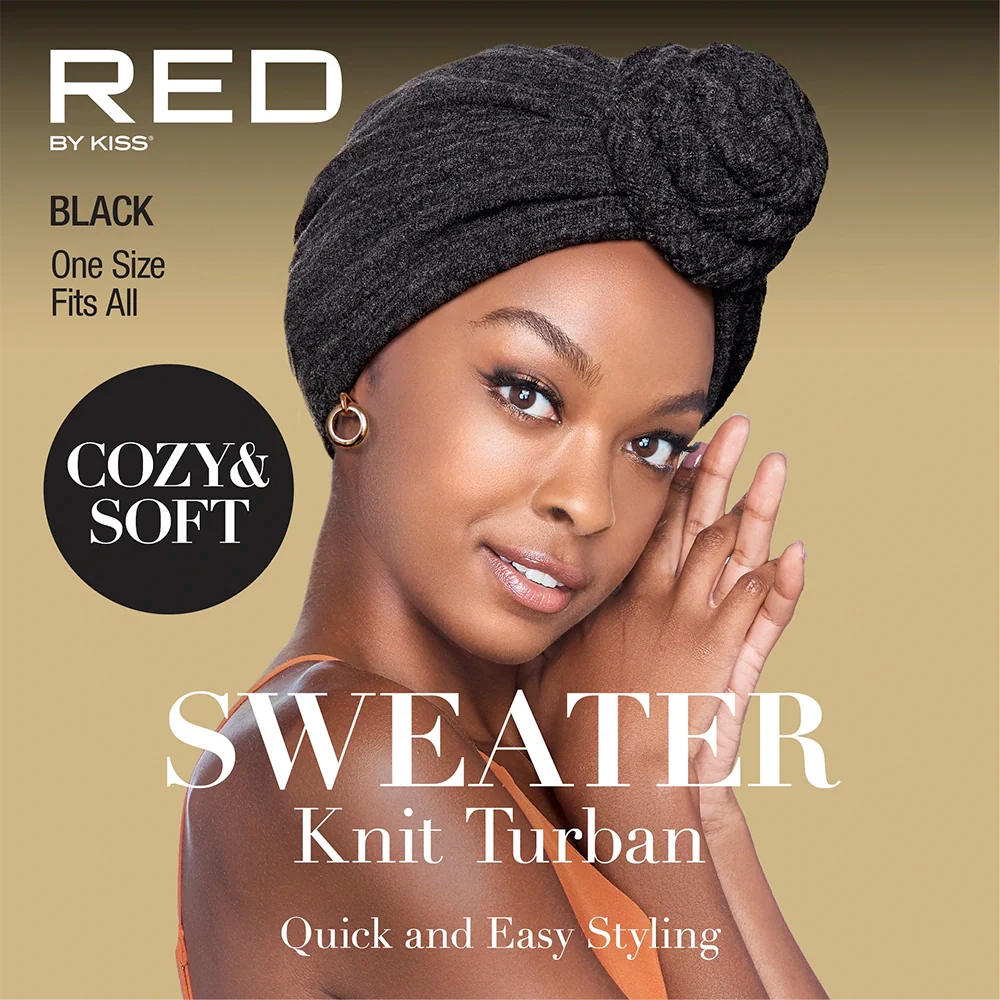 RED by KISS Stretchy Sweater Knit Hair Turban - Image 29