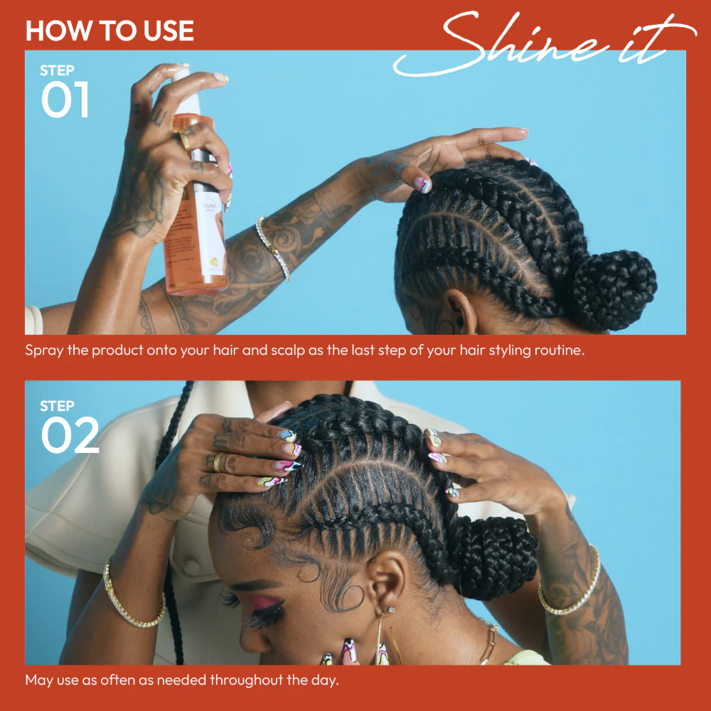 RED by KISS Styler Fixer Braid Sheen Refresher (6.8 US fl.oz.) - Image 4