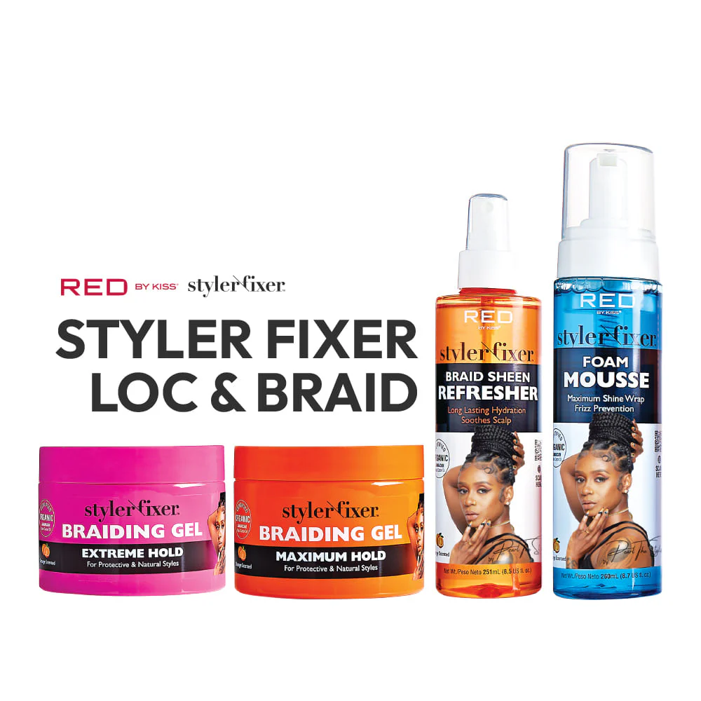RED by KISS Styler Fixer Braid Sheen Refresher (6.8 US fl.oz.) - Image 7