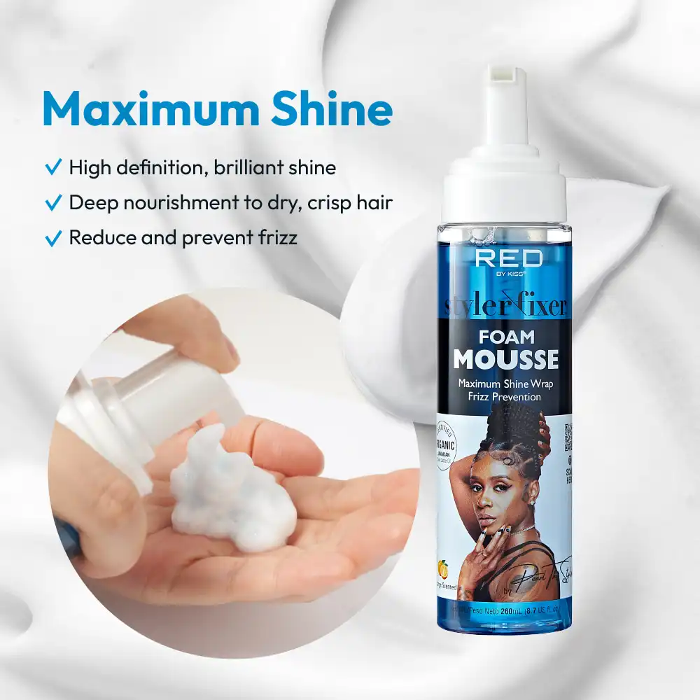 RED by KISS Styler Fixer Foam Mousse (8.7 US fl.oz.) - Image 3