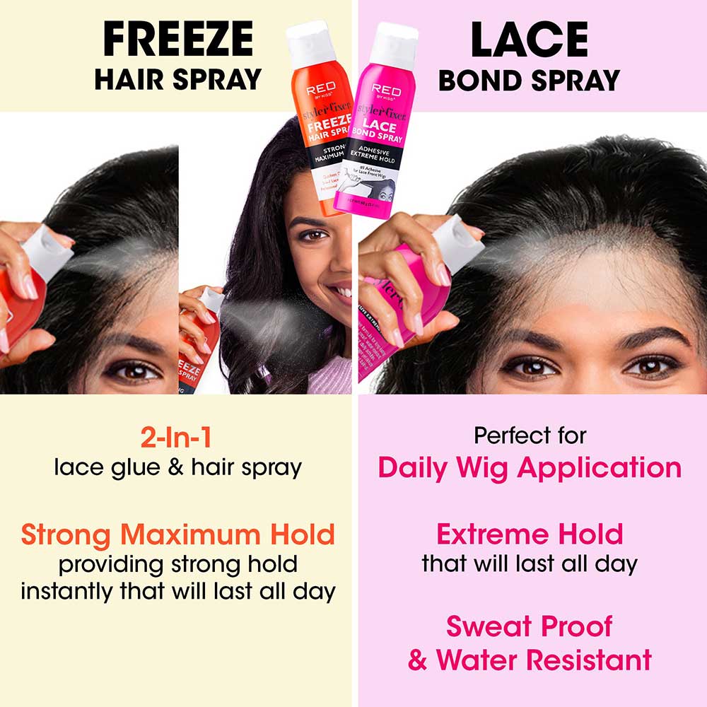 RED by KISS Styler Fixer Freeze Hair Spray - Image 10