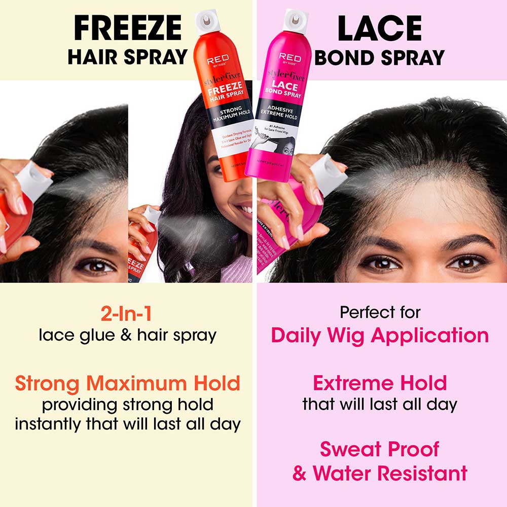 RED by KISS Styler Fixer Freeze Hair Spray - Image 9