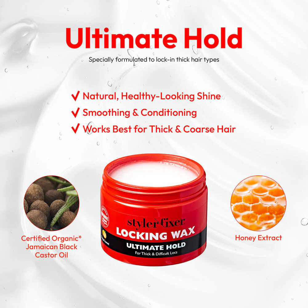RED by KISS Styler Fixer Locking Wax - Ultimate Hold (6 US fl.oz.) - Image 3