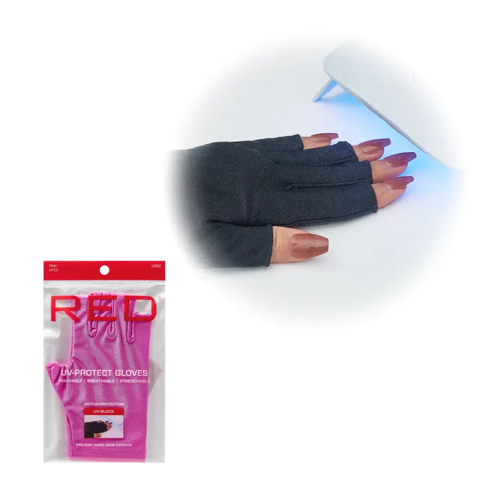 RED by KISS Sun Protection UV Gloves UPF 50+ Fingerless Gloves for Women & Men - Image 2