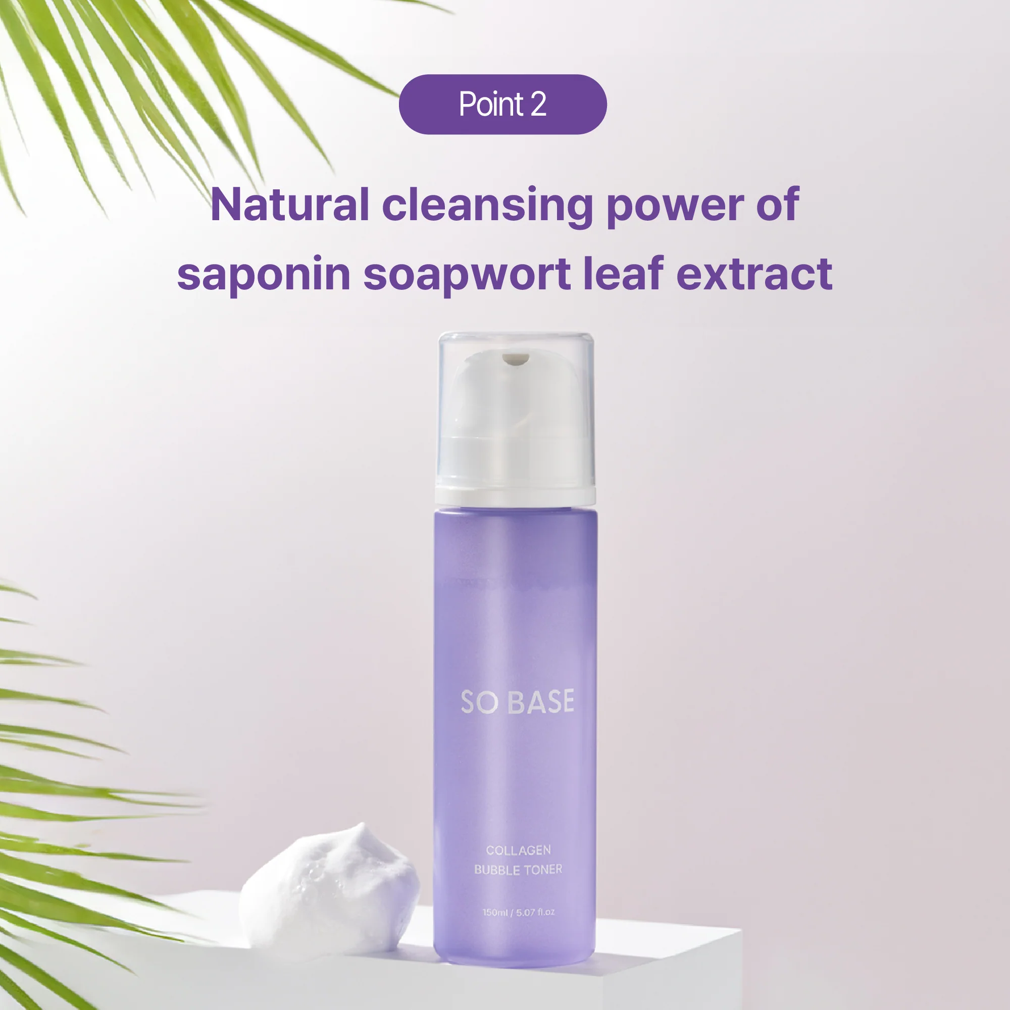 SOBASE Collagen Bubble Toner - Instant Glow & Anti-Aging with 7 Peptides - Image 7
