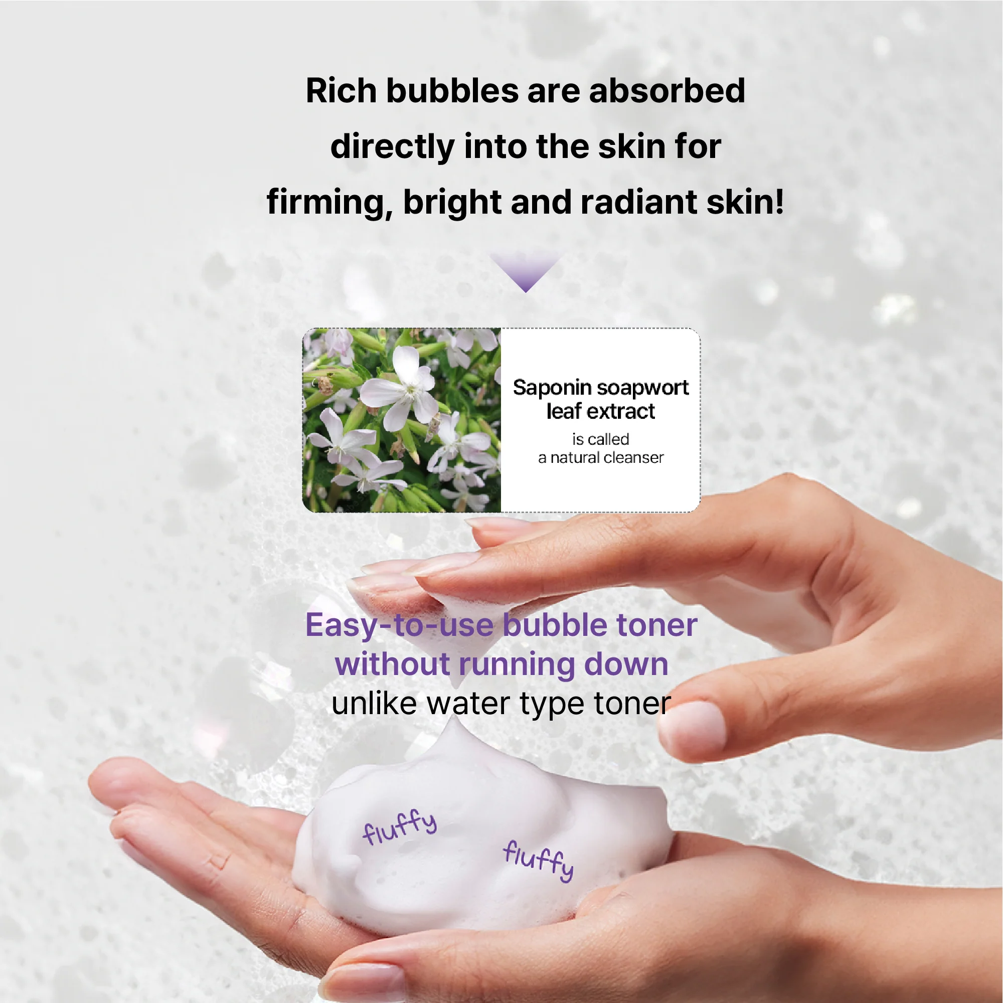 SOBASE Collagen Bubble Toner - Instant Glow & Anti-Aging with 7 Peptides - Image 8