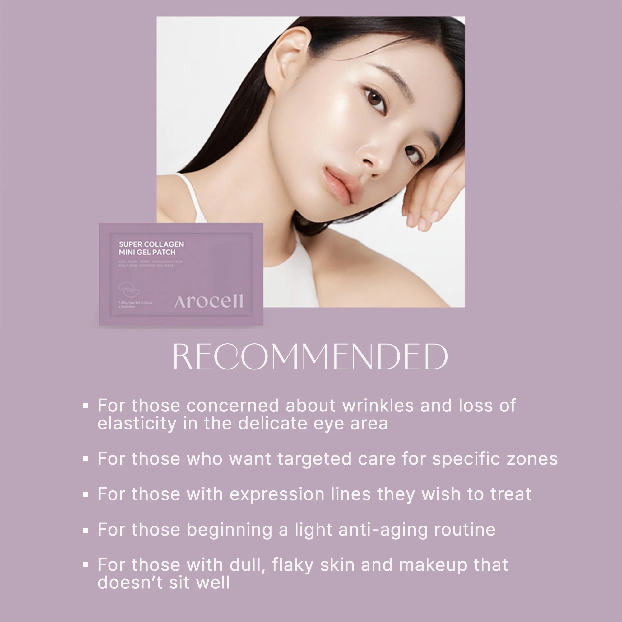 Arocell Super Collagen Mini Gel Patch for Eye, Face and Neck - Image 7