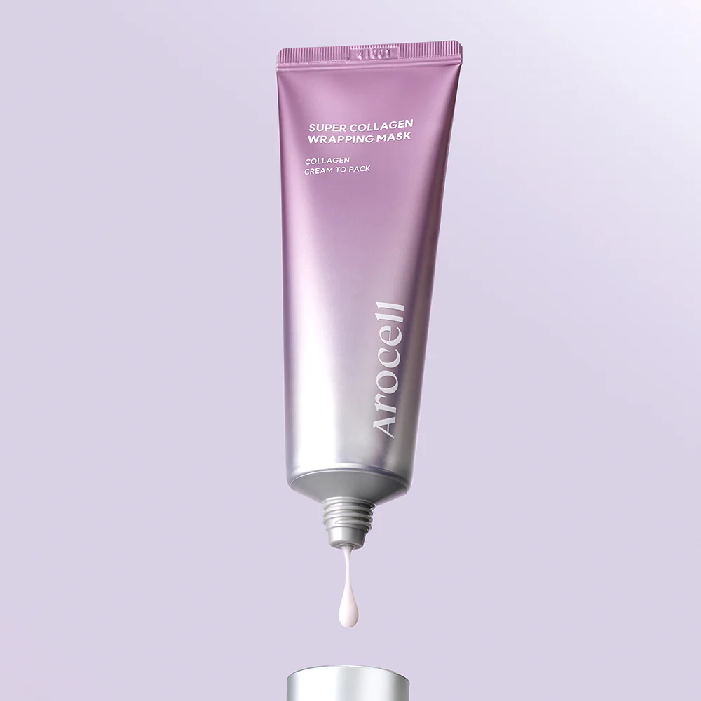 Arocell Super Collagen Wrapping Mask 24HR Hydrating, Firming & Elasticity Boosting Exfoliating - Image 8