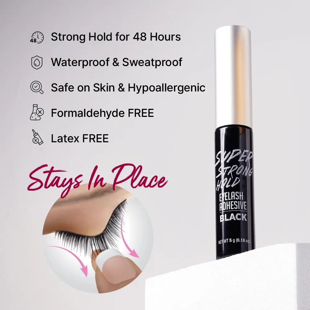 I-ENVY Super Strong Hold Black Waterproof Strip Lash Glue - Image 4