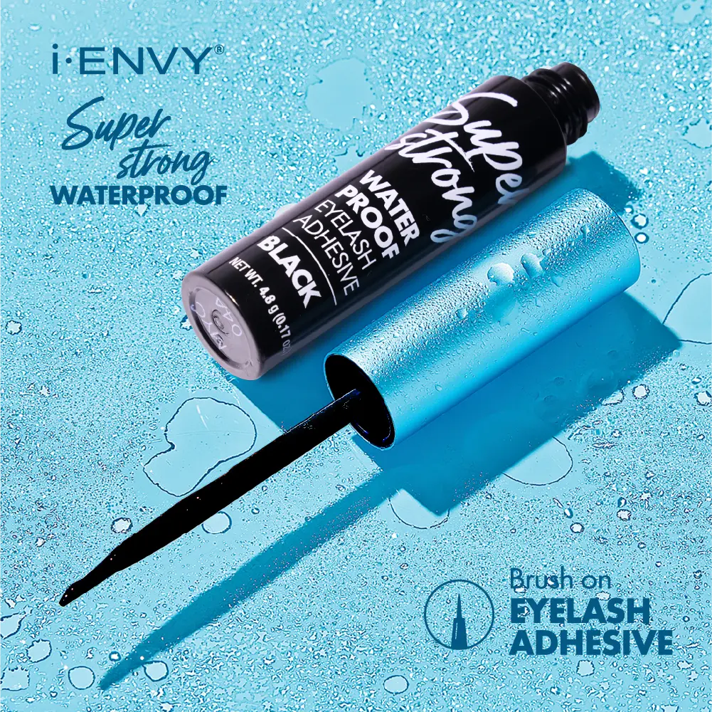 I-ENVY Super Strong Waterproof Eyelash Adhesive - Long-Lasting, Sweat & Tear Resistant - Black - Image 3