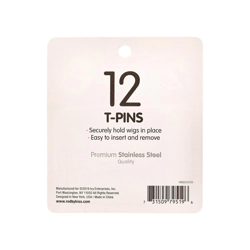 RED by KISS T-Pins Silver Metal (12pcs) - Image 4