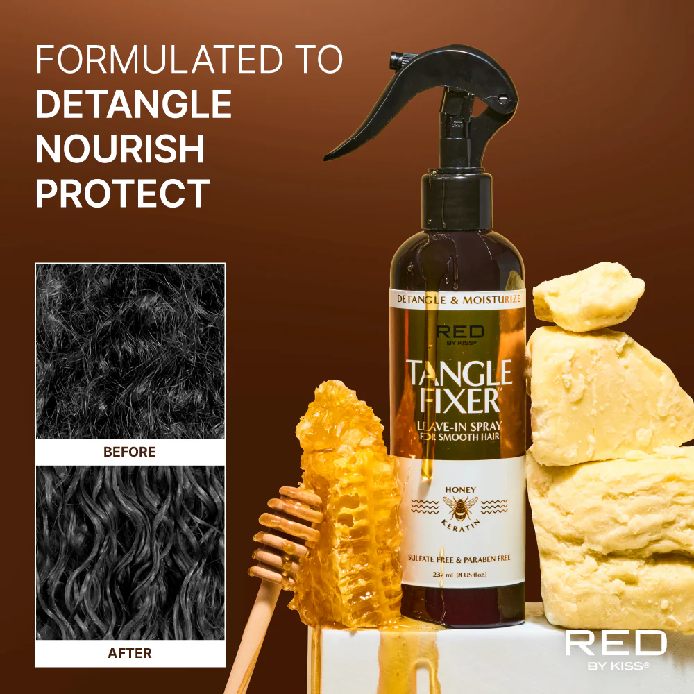 RED by KISS Tangle Fixer Lightweight Leave-In Conditioner Spray - Image 4