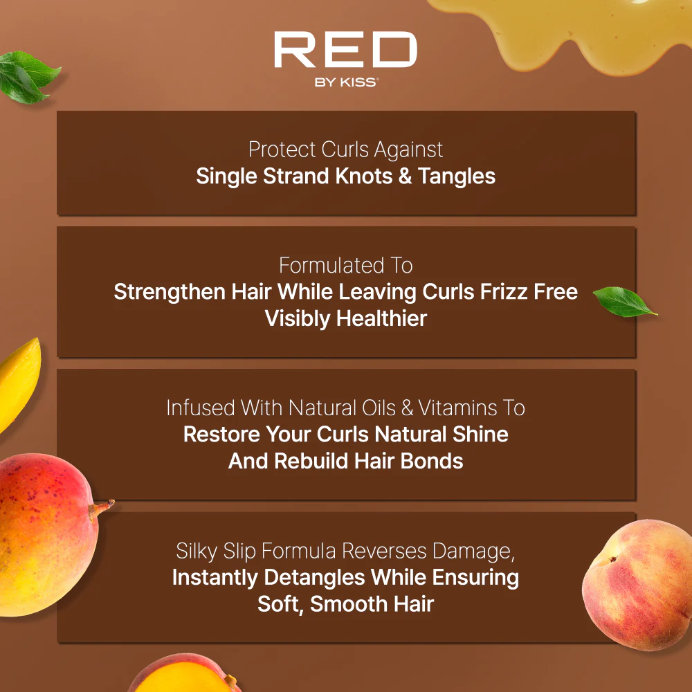 RED by KISS Tangle Fixer Nourishing Leave-In Conditioner for Curly Hair - Image 3