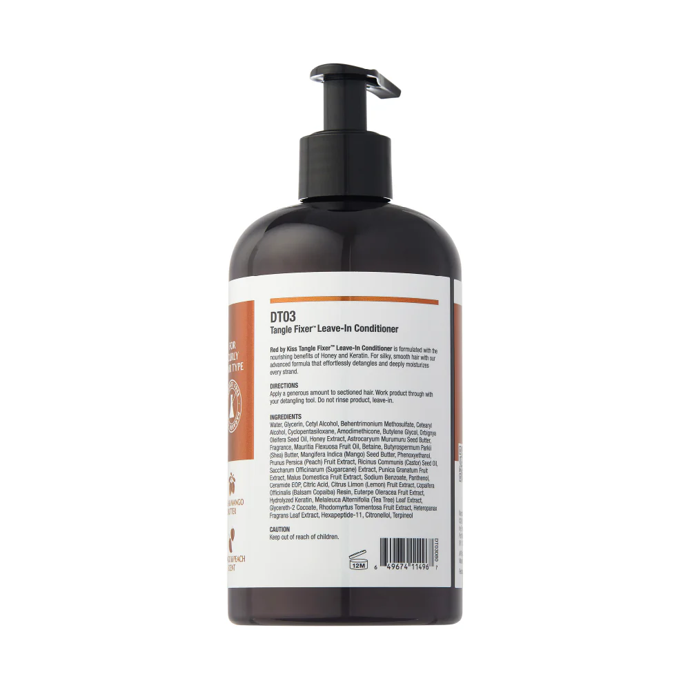 RED by KISS Tangle Fixer Nourishing Leave-In Conditioner for Curly Hair - Image 6