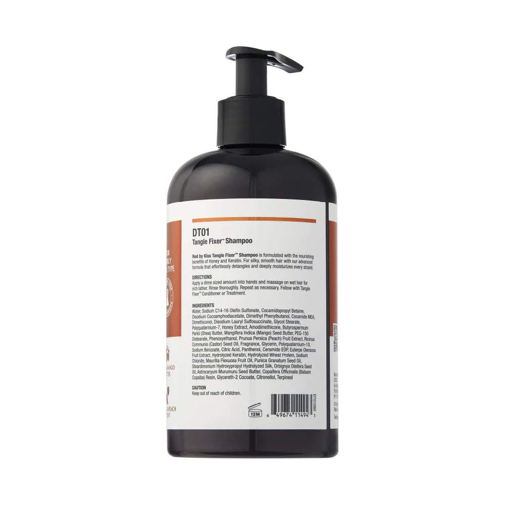 RED by KISS Tangle Fixer Smooth & Hydrating Detangling Curly Hair Shampoo - Image 6