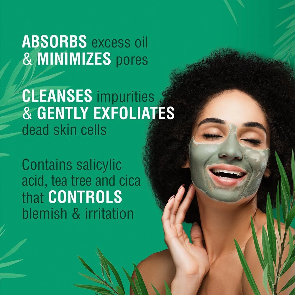 Kiss New York Tea Tree Deep Cleansing Clay Mask - Image 3
