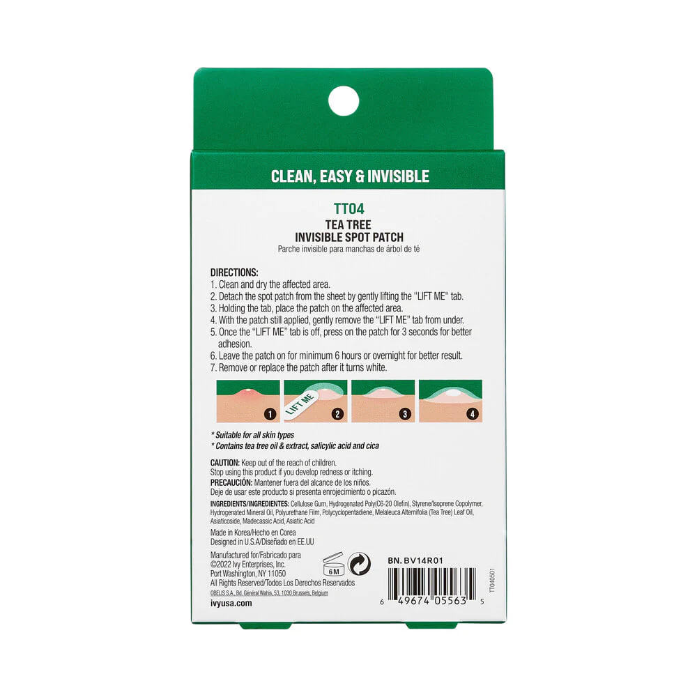 Kiss New York Tea Tree Invisible Spot Patch - Image 4