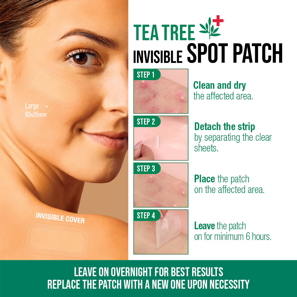 Kiss New York Tea Tree Invisible Spot Patch Large - Image 4