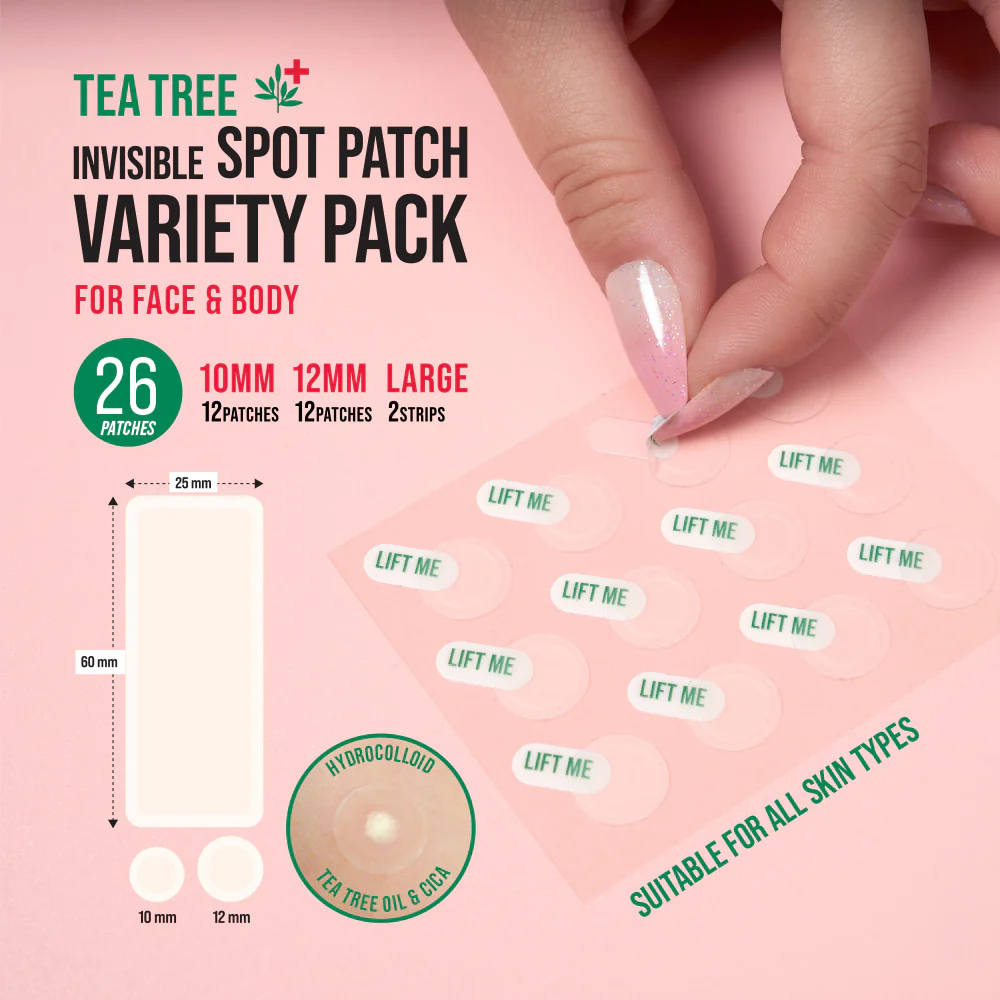 Kiss New York Tea Tree Invisible Spot Patch Variety Pack - Image 2