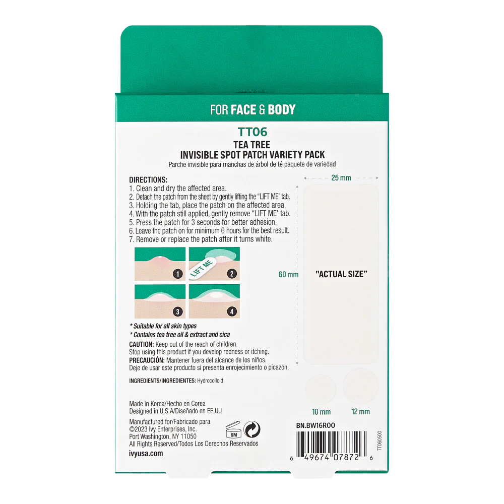 Kiss New York Tea Tree Invisible Spot Patch Variety Pack - Image 4