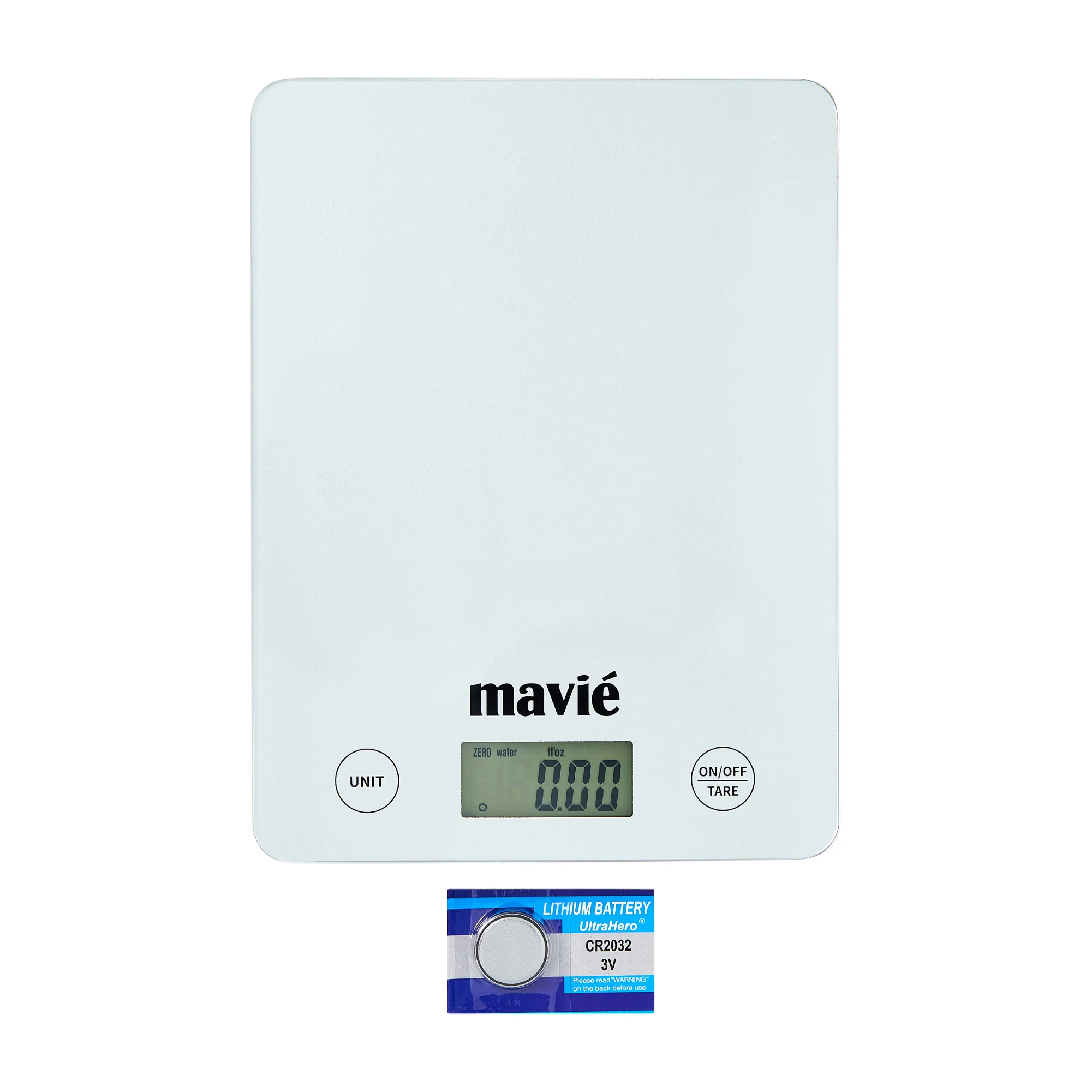 MAVIE Tempered Glass Digital Kitchen Scale – Full Touch Screen Food Scale with 5kg Capacity & 7 Weighing Units - Image 8