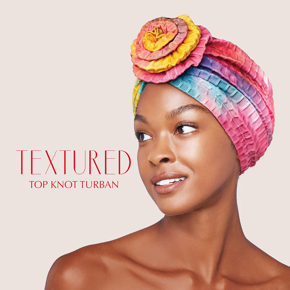 RED by KISS Textured Top Knot Turban - Image 4