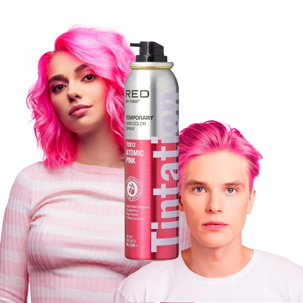 RED by KISS Tintation Color Spray - Atomic Pink - Image 2