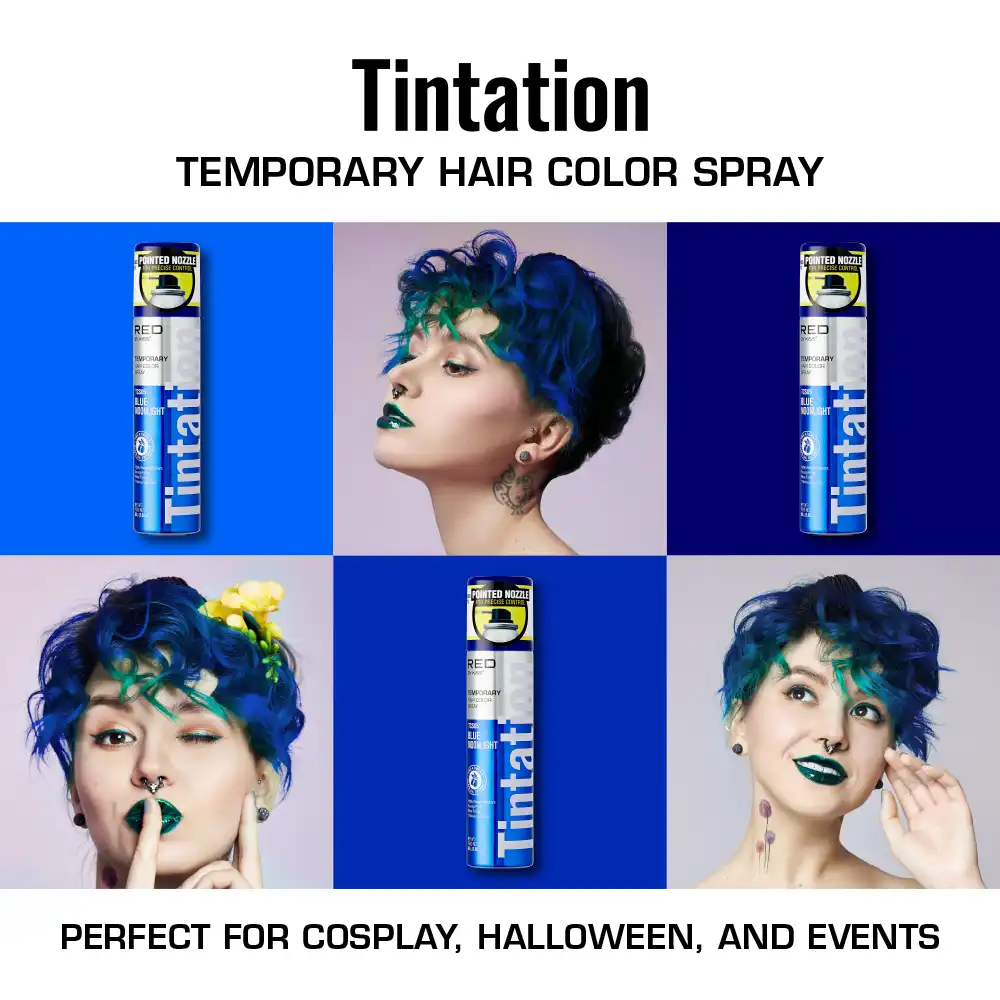 RED by KISS Tintation Color Spray - Blue Moonlight - Image 5