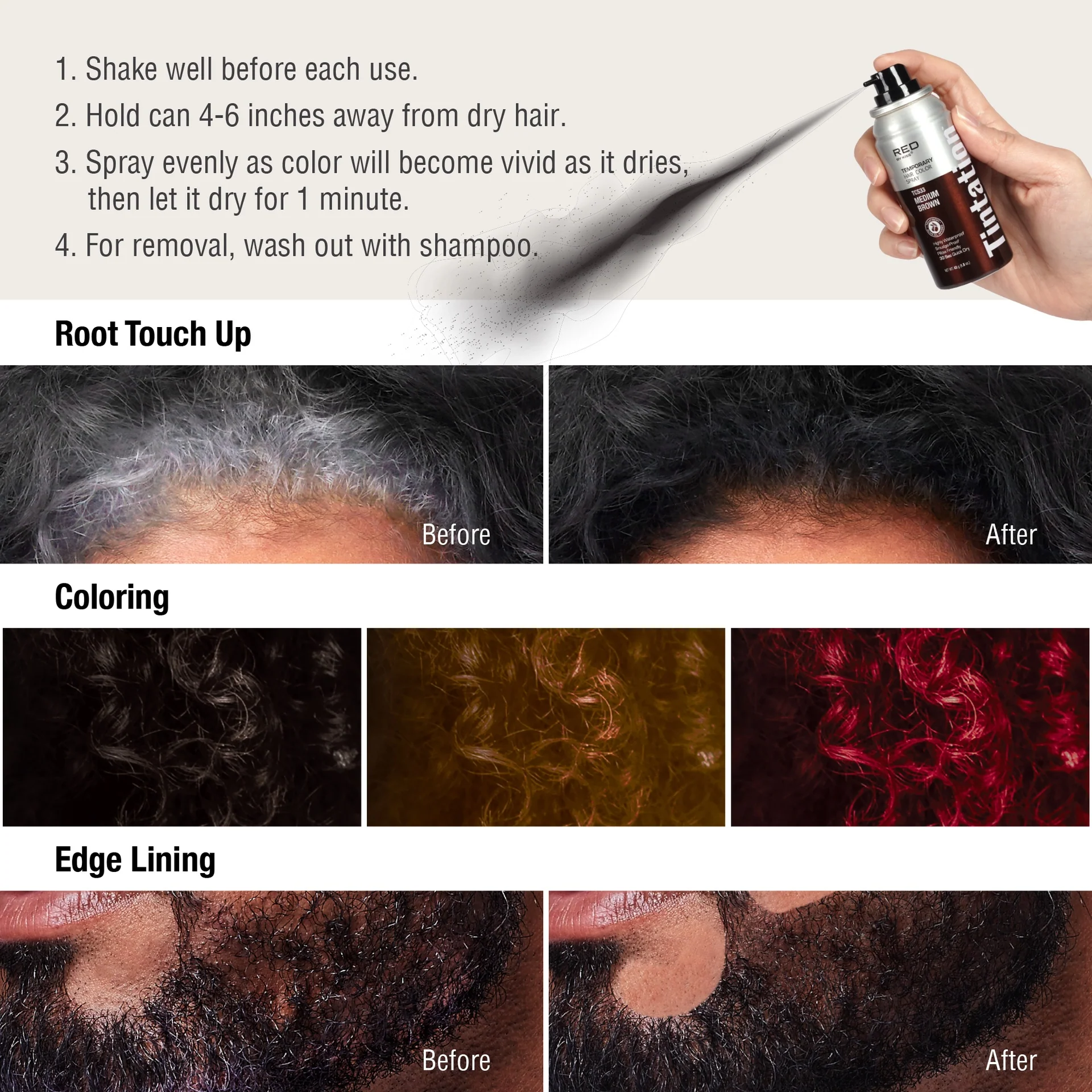 RED by KISS Tintation Color Spray Mini - Image 26