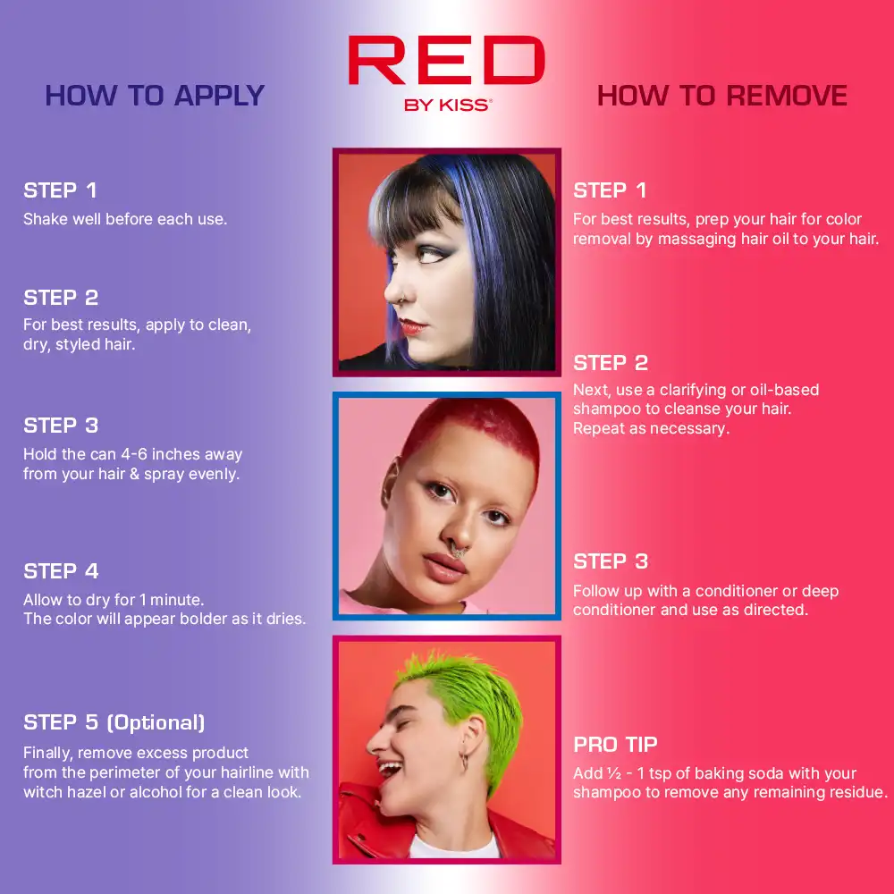 RED by KISS Tintation Color Spray Mini - Image 5