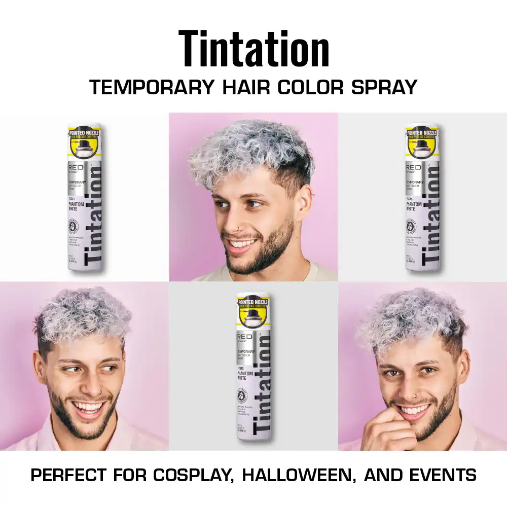 RED by KISS Tintation Color Spray - Phantom White - Image 4