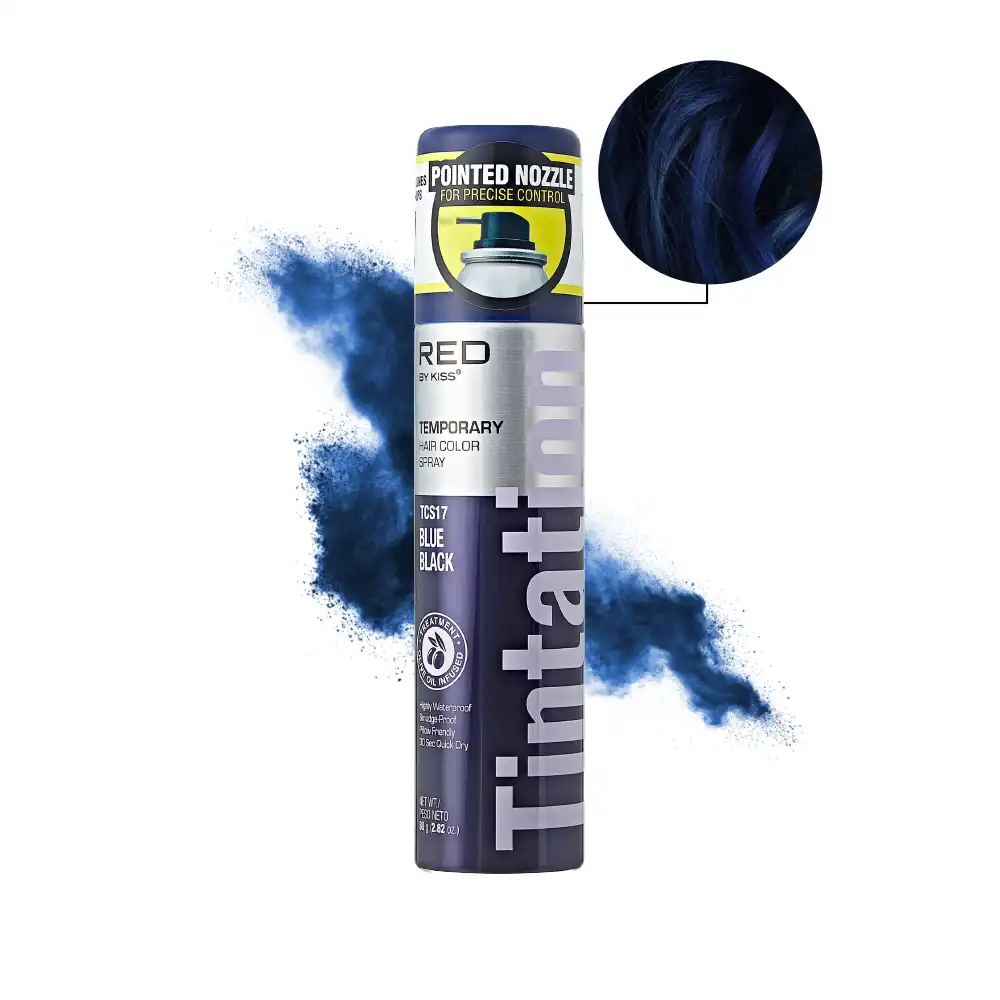RED by KISS Tintation Color Spray Vibrant Collection - Blue Black - Image 2