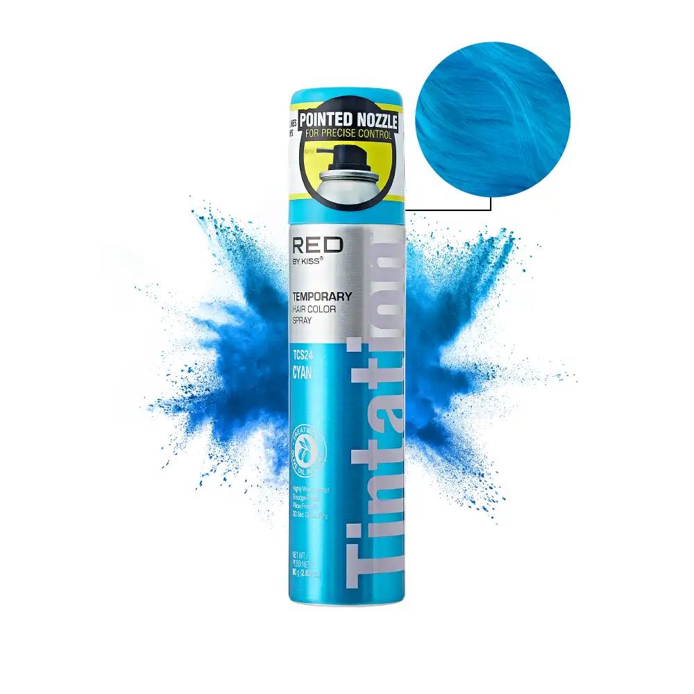 RED by KISS Tintation Color Spray Vibrant Collection - Cyan - Image 2