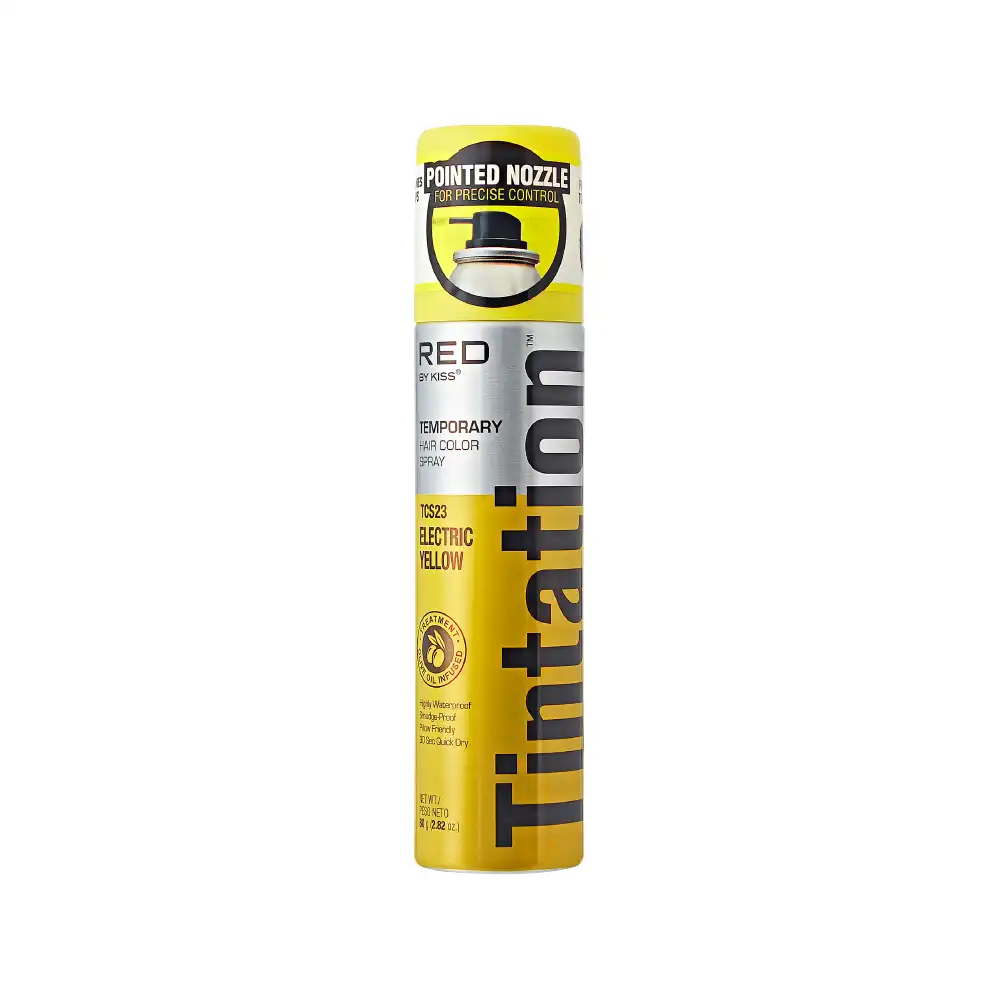 RED by KISS Tintation Color Spray Vibrant Collection - Electric Yellow - Image 9
