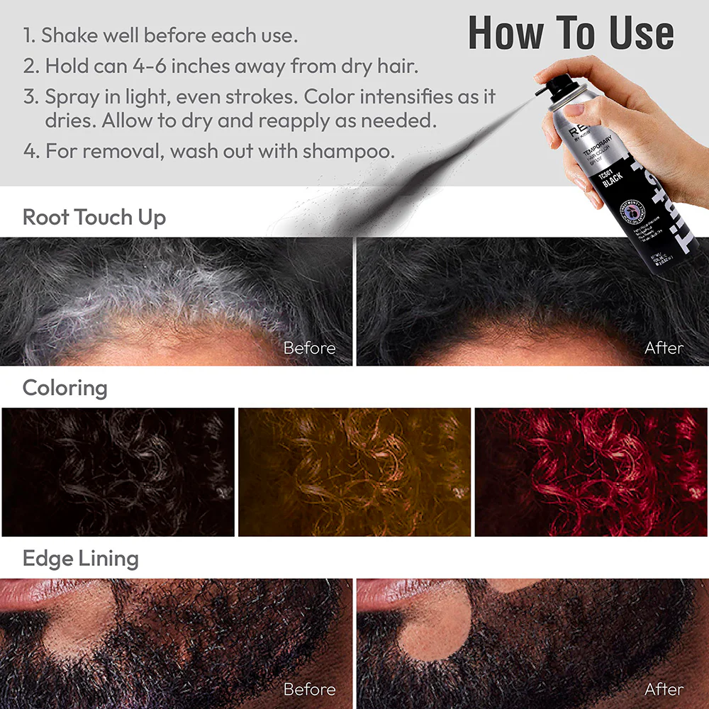 RED by KISS Tintation Color Spray Vibrant Collection - Honey Blonde - Image 4