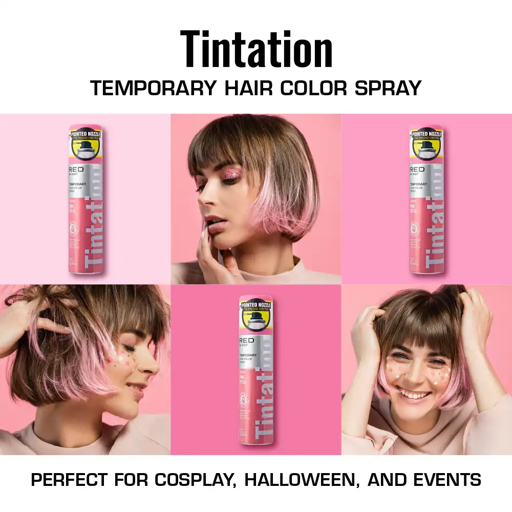 RED by KISS Tintation Color Spray Vibrant Collection - Pink Petal - Image 3