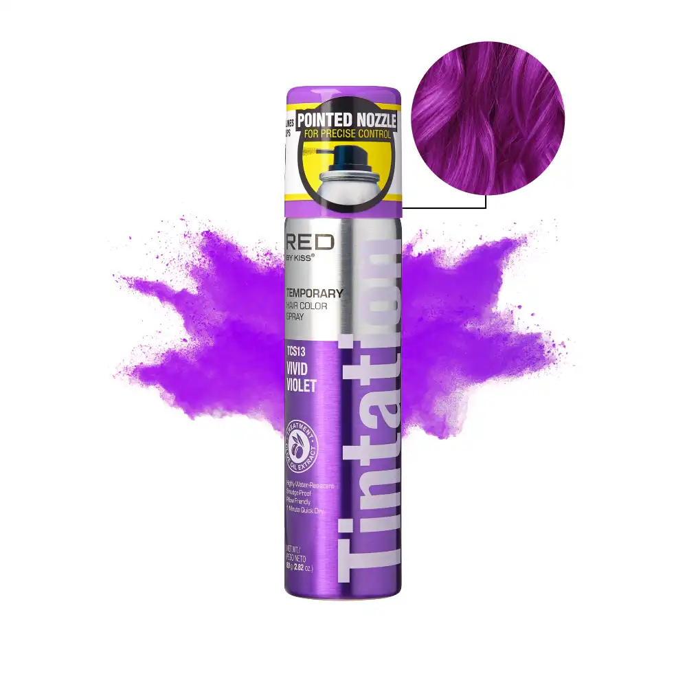 RED by KISS Tintation Color Spray - Vivid Violet - Image 3